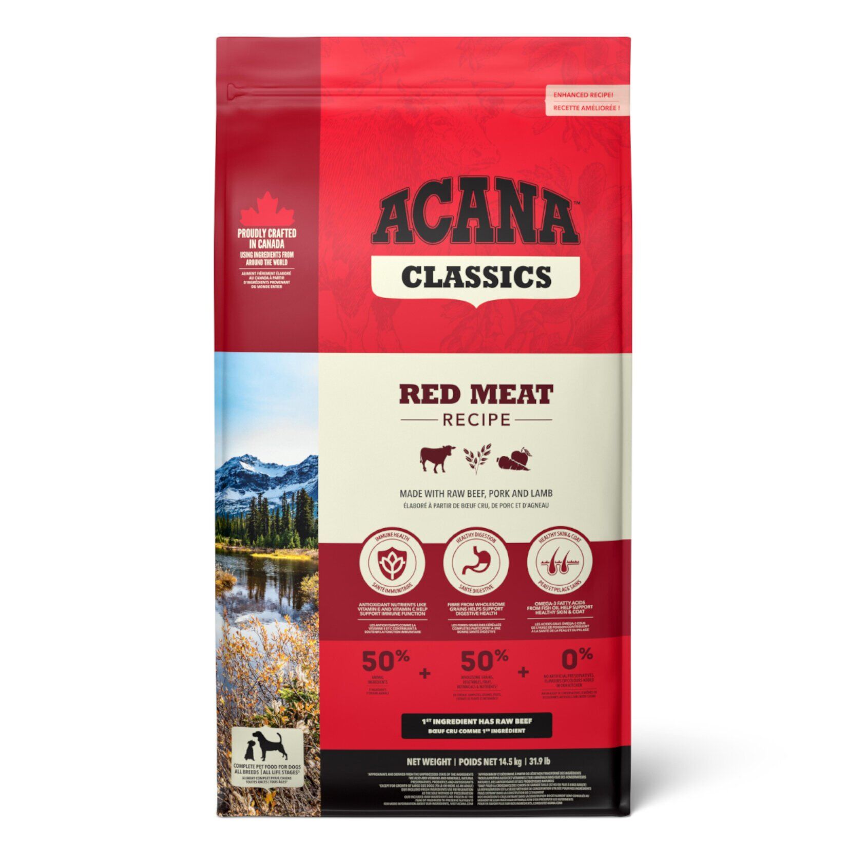 Acana Classics - Classic Red Köpek Maması 14.5 Kg, Kuru, Tüm Irk ve Yaşlar için
