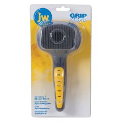 JW Gripsfot Basmalı Köpek Tarağı – Ergonomik Tüy Temizleyici Fırça Küçük Boy (25x13x7 cm)