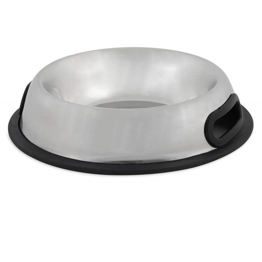 Paslanmaz Çelik Köpek Mama ve Su Kabı – Kaydırmaz Tabanlı, 500 ml