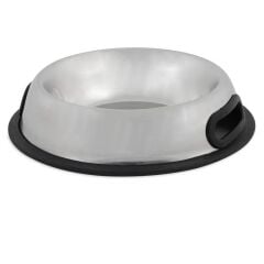 Paslanmaz Çelik Köpek Mama ve Su Kabı – Kaydırmaz Tabanlı, 500 ml