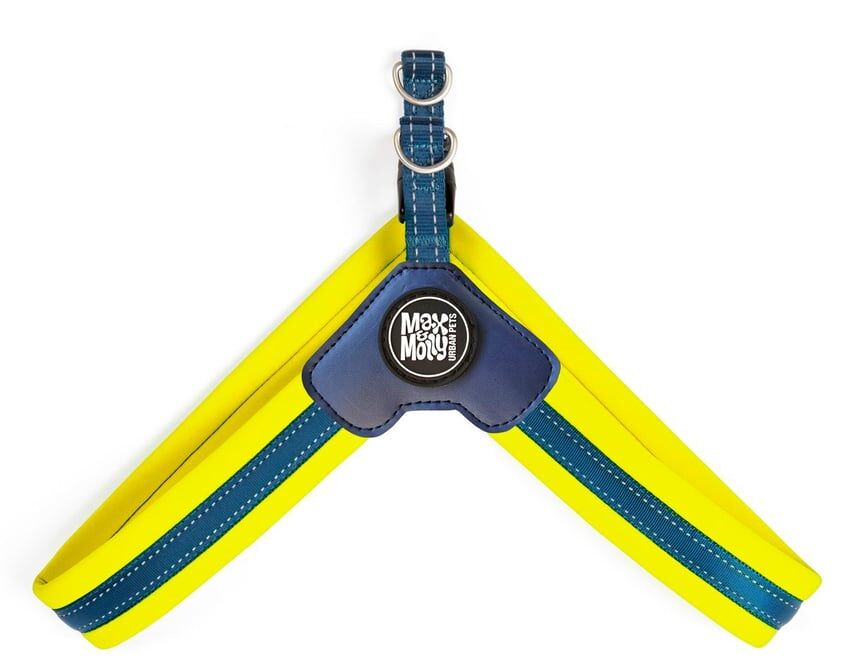 Max & Molly Matrix Yellow Q-Fit Köpek Göğüs Tasması XXS