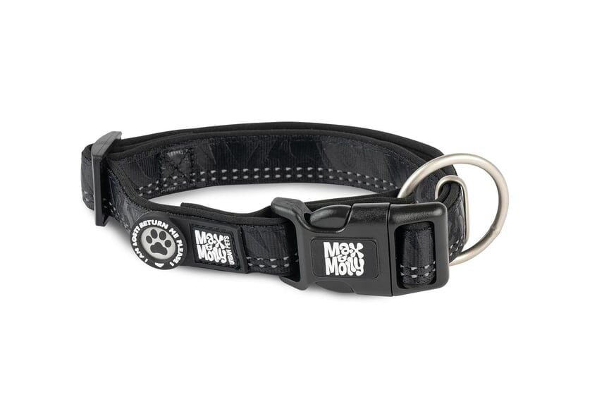 Matrix 2.0 Akıllı Künyeli Köpek Boyun Tasması - Siyah S