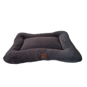 ElfinPAWS 75x95 cm Su Geçirmez Alezli Çift Taraflı Köpek Yatağı Kedi Yatağı – Antrasit