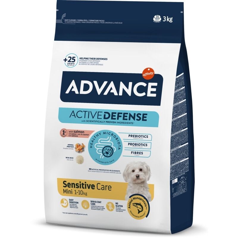 3 Kg Advance Dog Mini Sensitive Somonlu Pirinçli Hassas Köpek Maması